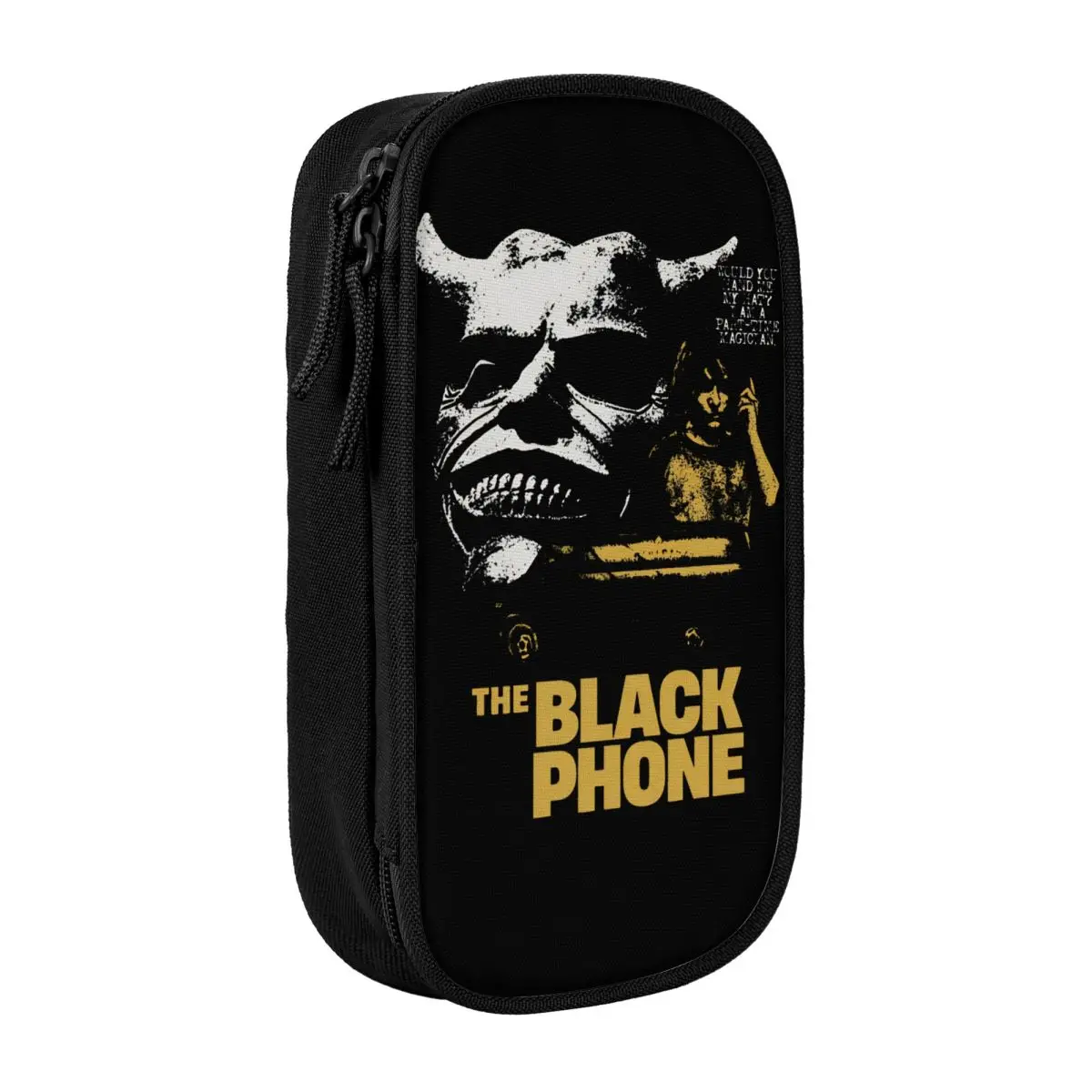 

Retro The Black Phone Movie Pencil Case New Pen Pencil Bags Kids Large Storage Office Gifts Pencilcases