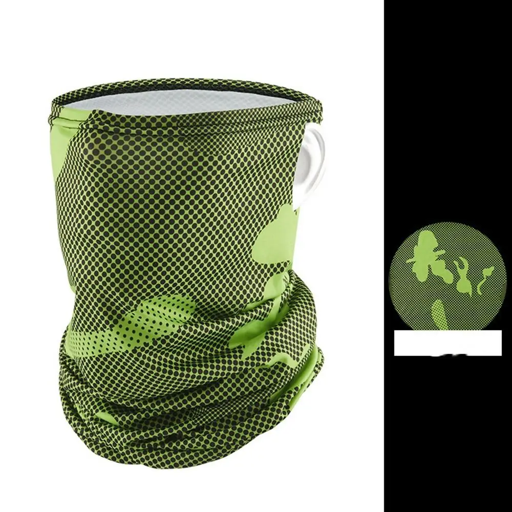 

Motorcycle Mask Sun Protection Neck Protection Ear Hanging Neck Tube Scarf Women Bandana Cycling Bandana Ice Silk Mask