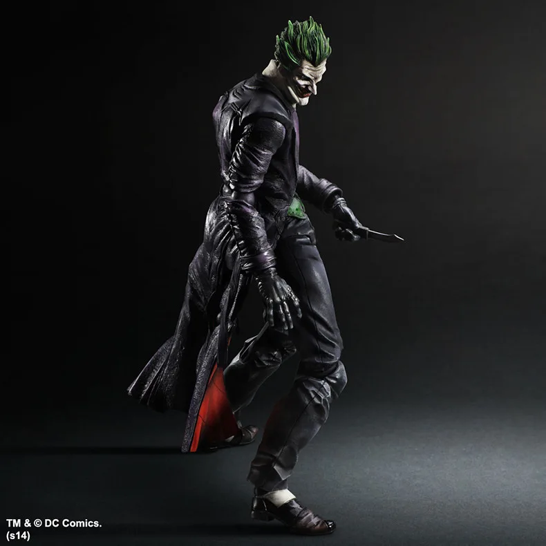 Film PA Arkham Origins Blackgate Joker Bat Action Figure Model Collectible Toy met gelede gewrichten en gedetailleerde kindercadeaus