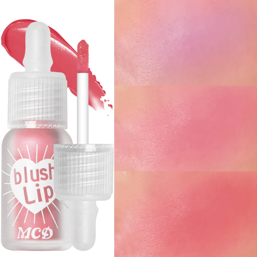 Long-Lasting Hidratante Blush Stick, Blush Líquido Impermeável, Batom Sombra, Maquiagem Rosto Multifuncional