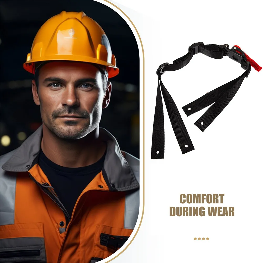 3Pcs Safety Chin Straps Y Shaped Adjustable Hard Hat Chin Strap Universal for Construction Cycling Outdoor Use - view 6