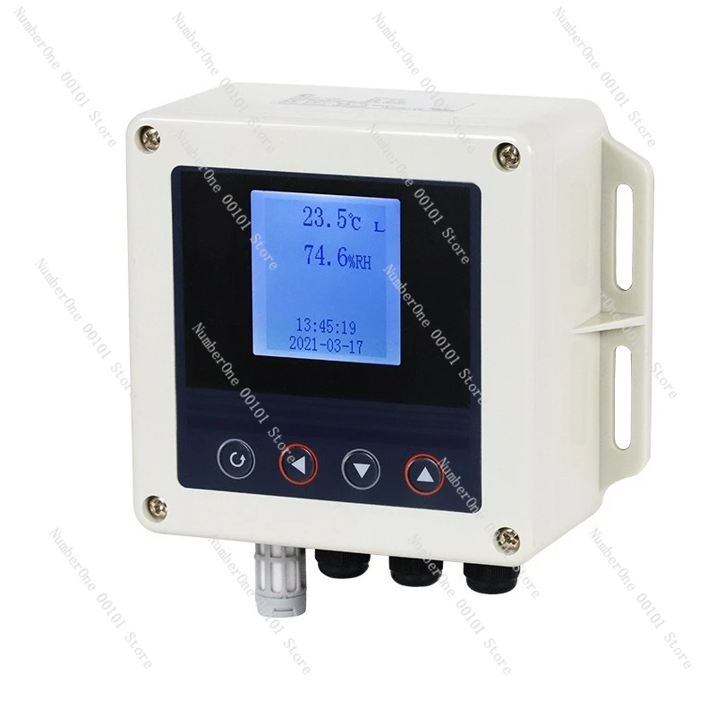 Wall mounted dew point temperature and humidity controller