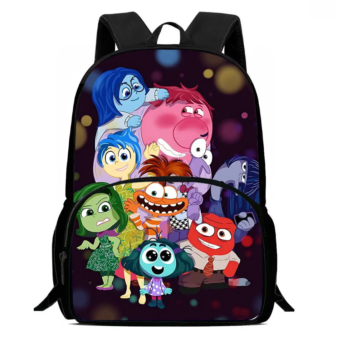 Cartoon Inside Out 2 Mochilas para Crianças, Mochilas Escolares, Grande Capacidade, Camping, Mochila Durável, Presente de Aniversário, Meninos, Meninas, Criança