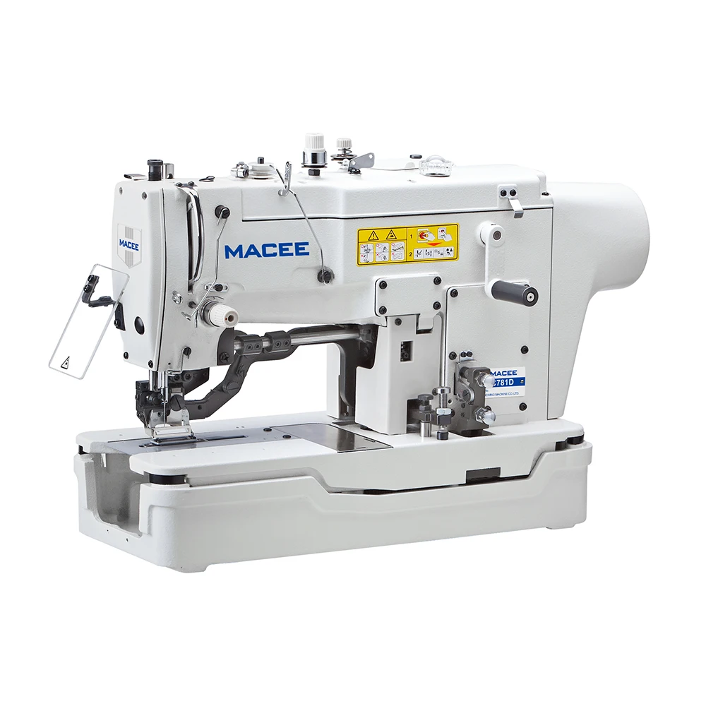 MC 781D Industrial Electric High Speed Direct Drive Straight Button Hole Industrial Sewing Machine