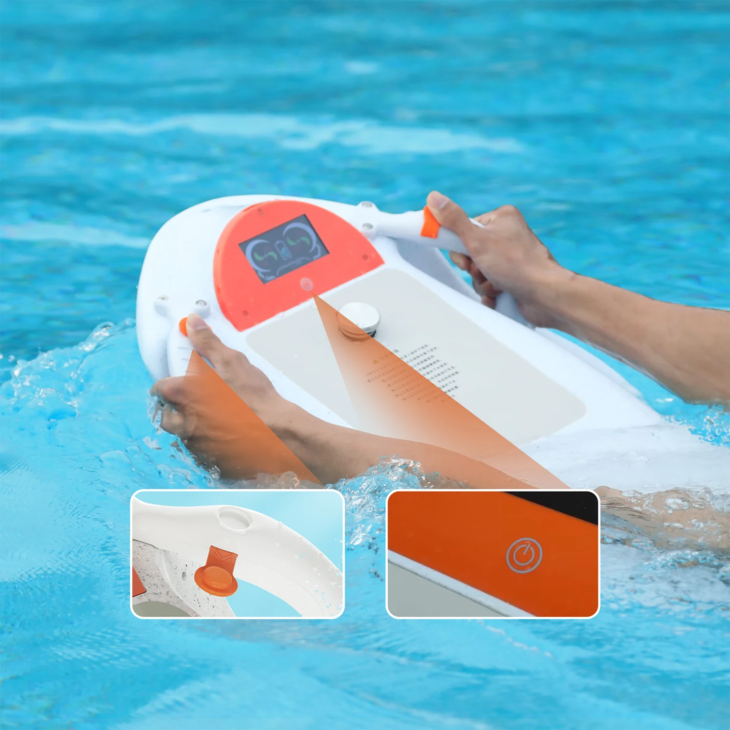 Adventure Electric Water Surfing Skateboard Swimming Booster Surfboard 3200W Lightweight for Rivers & Lakes Use