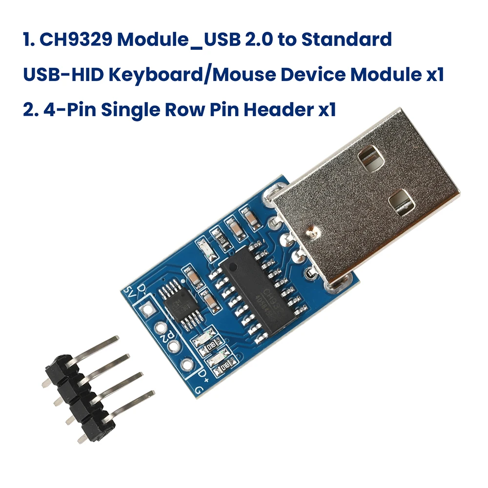 CH340E CH9329 Module USB 2.0 to Standard USB-HID Keyboard And Module Device Module USB 5V Interface