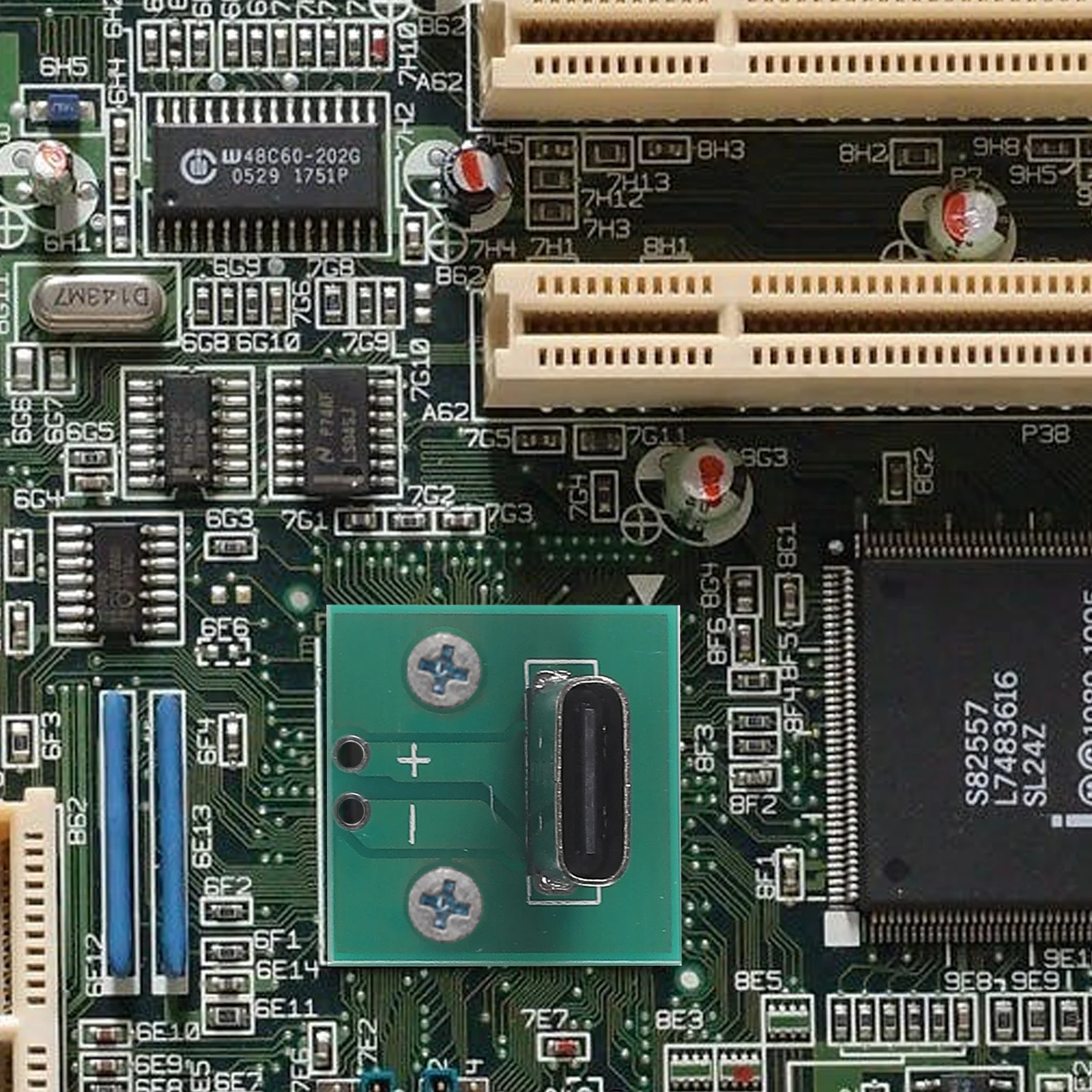 

10Pcs USB C Board Receptacle Adapter Pcb Converter 6-Pin Female Connector Data Transmission USB C Board Receptacle Adapter