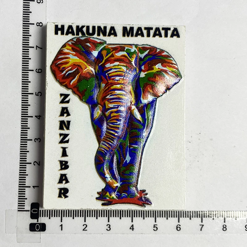 Zanzibar World Culture Tourism Souvenirs, Kitchen and Home Decorations, 3D Magnetic Refrigerator Stickers