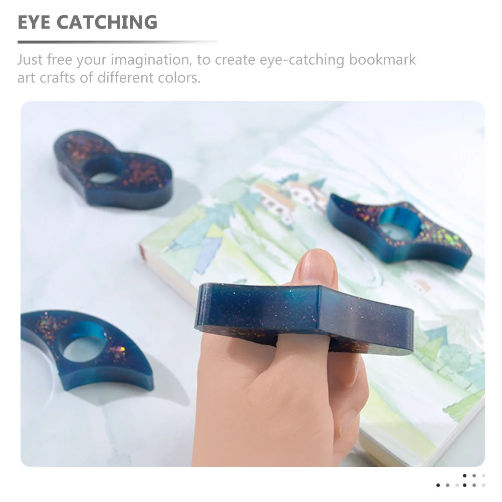 سيليكون المرجعية قالب DIY بها بنفسك الحرفية صنع صينية مستطيلة الإبهام الدائري تصميم لصب الراتنج الايبوكسي Uv الاسمنت الطين الصابون الشمع