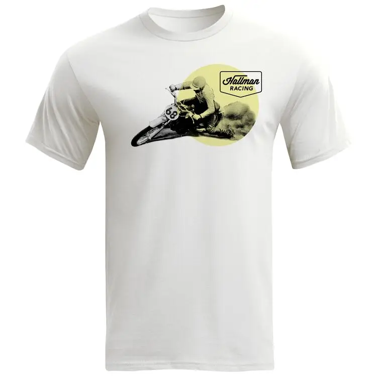 

Classic Motorcycle Graphic Print Summer Luxury Brand Pure Cotton Men's and Women's T-shirt Short-sleeved Street Fashion Clothing