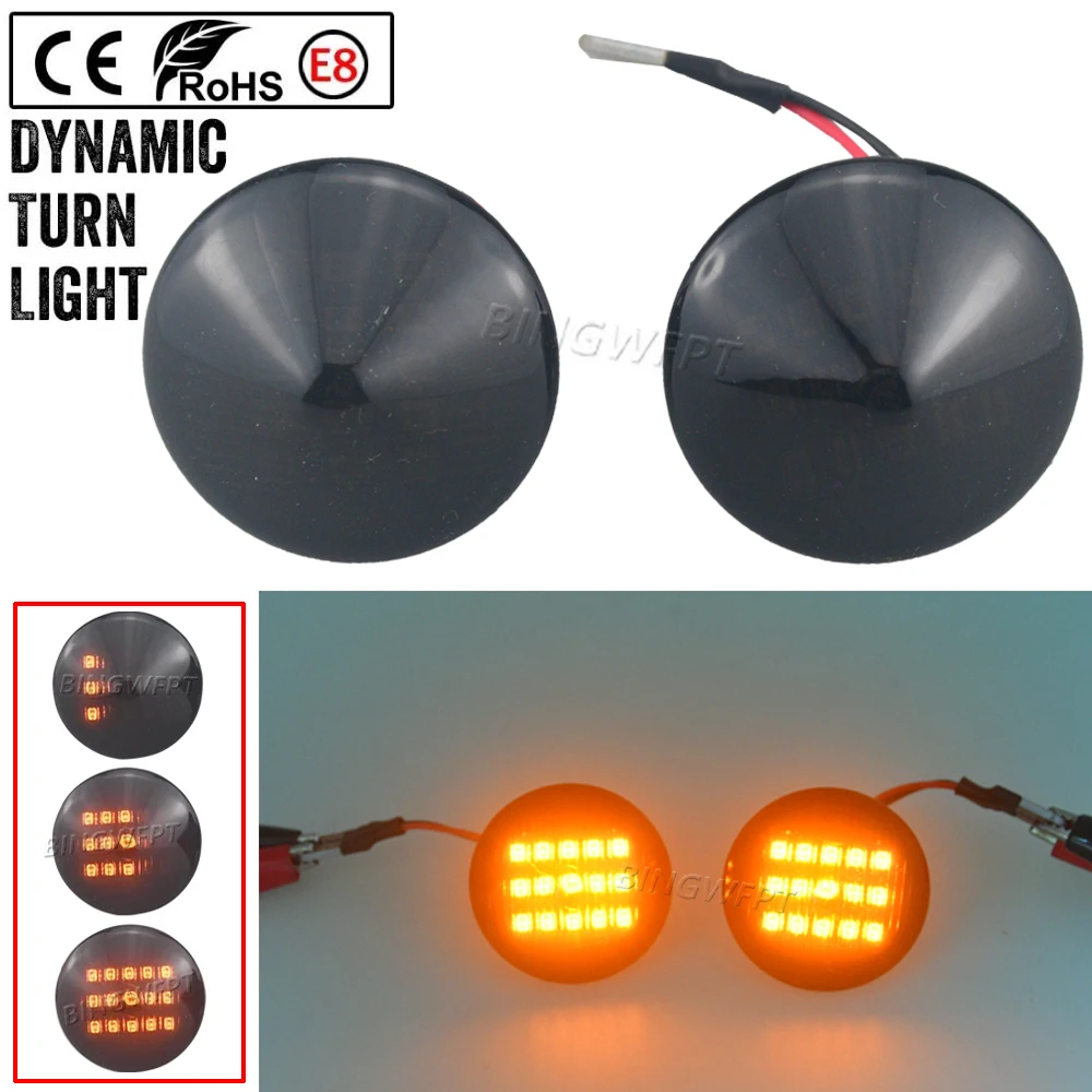 Turn Signal Light For Fiat Punto 188 MK2 1999 2000 2001 2002 2003 2004 2005 - 2012 Dynamic LED Indicator Side Marker Lamp