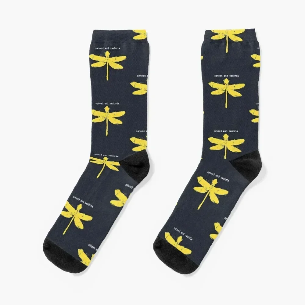 

Coheed and Cambria Dragonfly Socks bright garter funny gift Boy Child Socks Women's