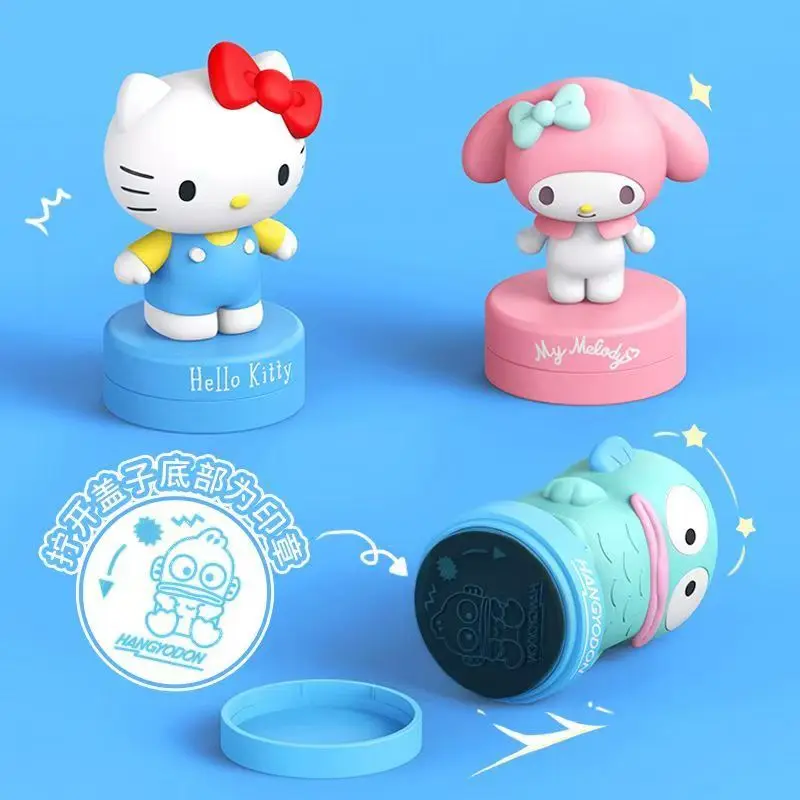 جديد سانريو الأسرة مرحبا كورومي صندوق أعمى العصرية لعبة من الكارتون Hangyodun MyMelody اكسسوارات هدية عيد ميلاد للأطفال #5