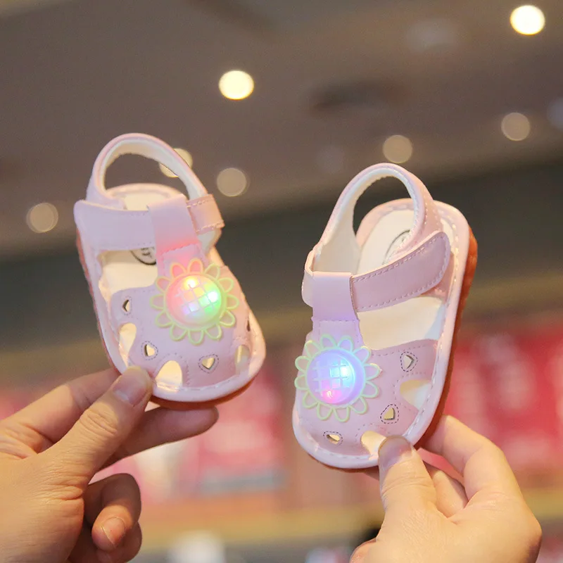 босоножки Sandalias Girl Sandals Summer New Soft Sole Baby Sandals Cute Baby Toddler Shoes Non Slip Kids Shoes Casual Girl Shoes