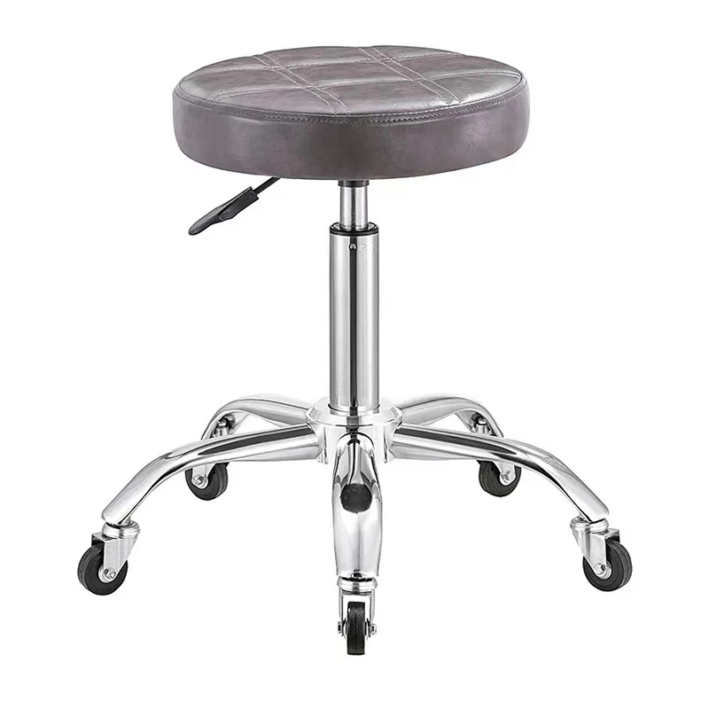 Hydraulic Hairdressing Rolling Stool With Swivel Spa Salon Barber Shop Barber Chairs Beauty