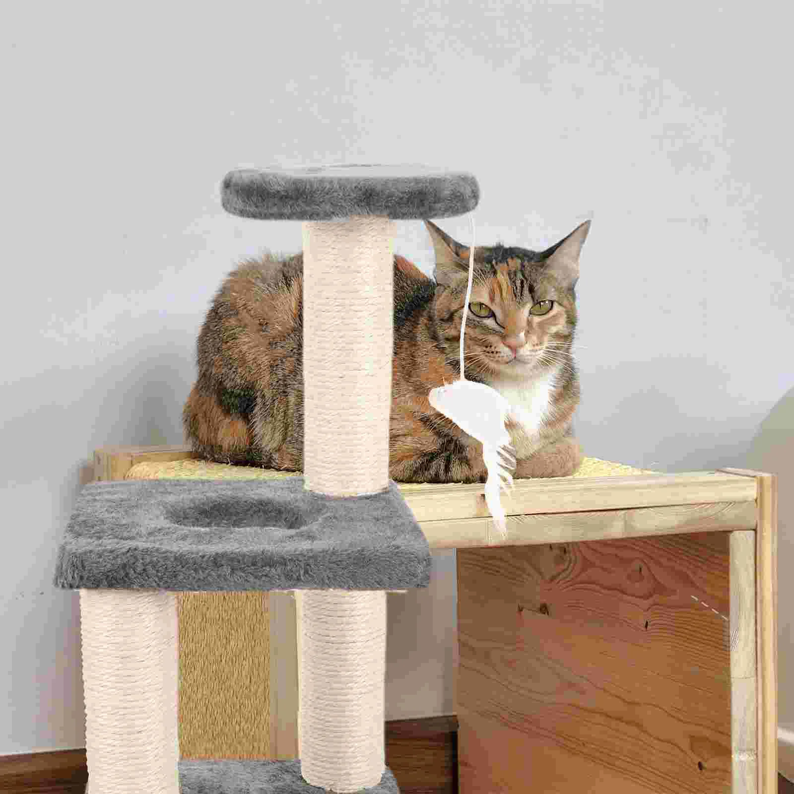 Multi-layer Pet Cat Scratcher Household Cat Scratching Post Stable Pet Kitten Climbing Stand cat trees