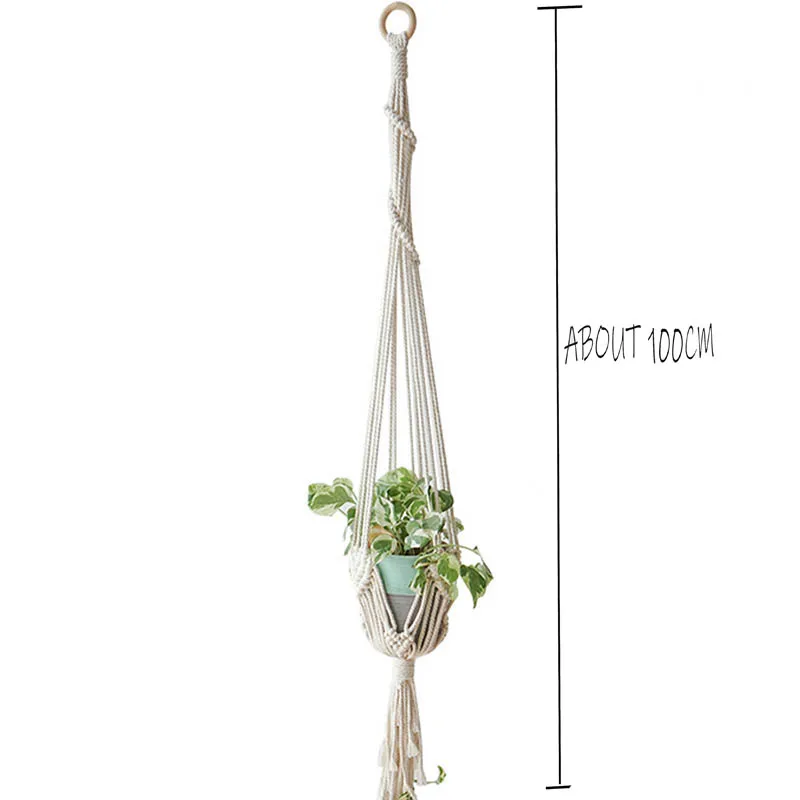 New arrival handmade macrame flower holder indoor plant hanger