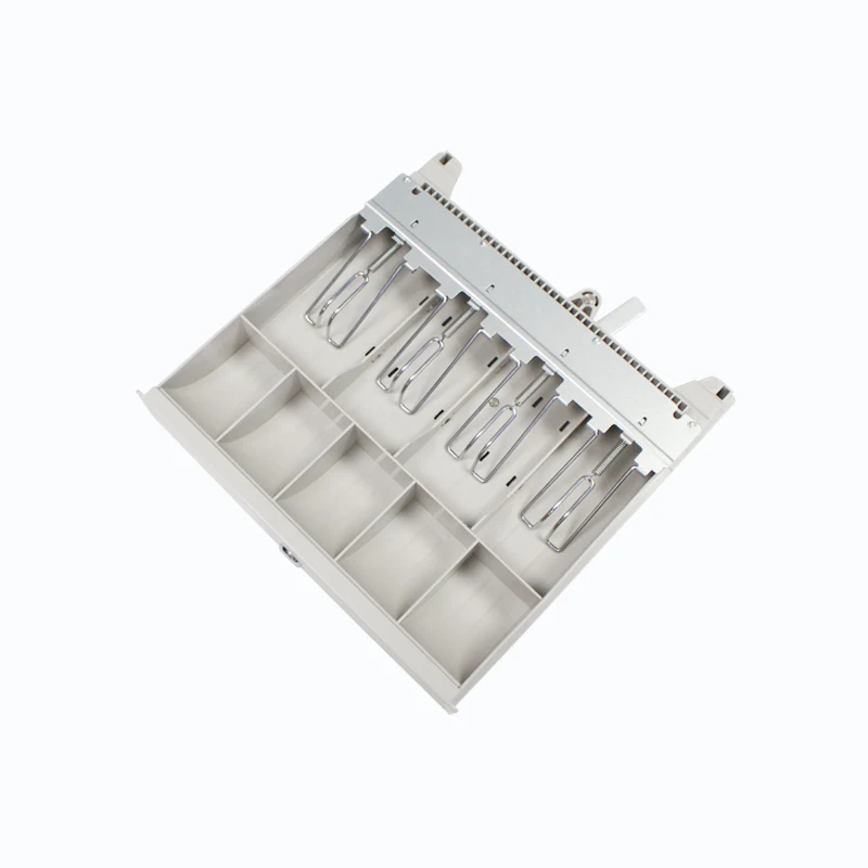 RJ11 Interface Supermarket 4 Bills 5 Coins Cash Register with Drawer