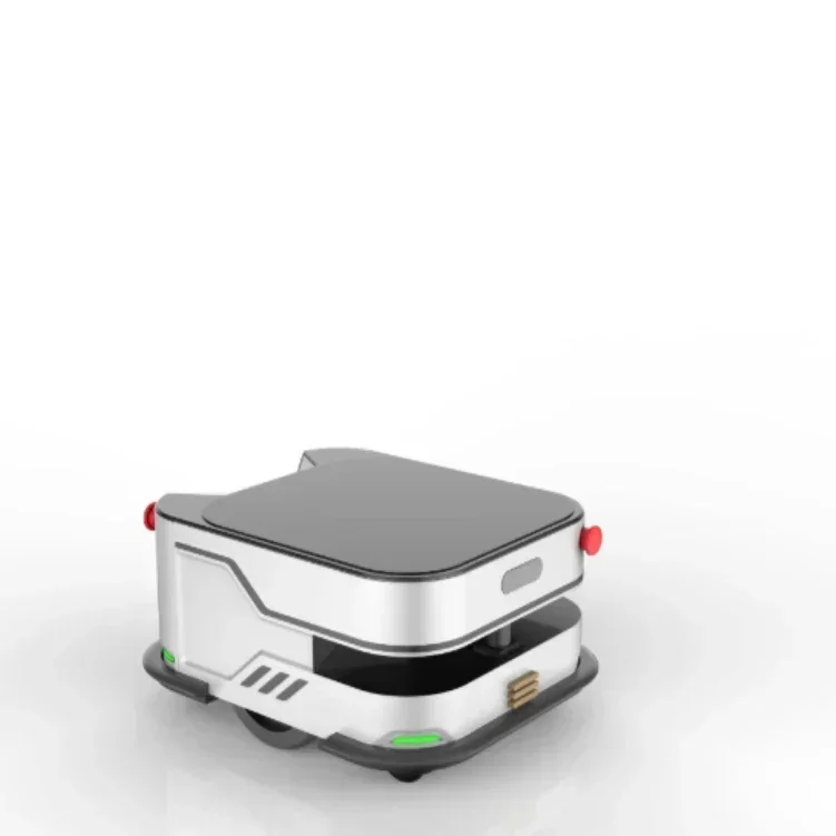 

AGV для складской логистики, автоматизированный управляемый автомобиль, сверхмощный робот доставки Agv с тележкой с нагрузкой 200 кг, робот IoT