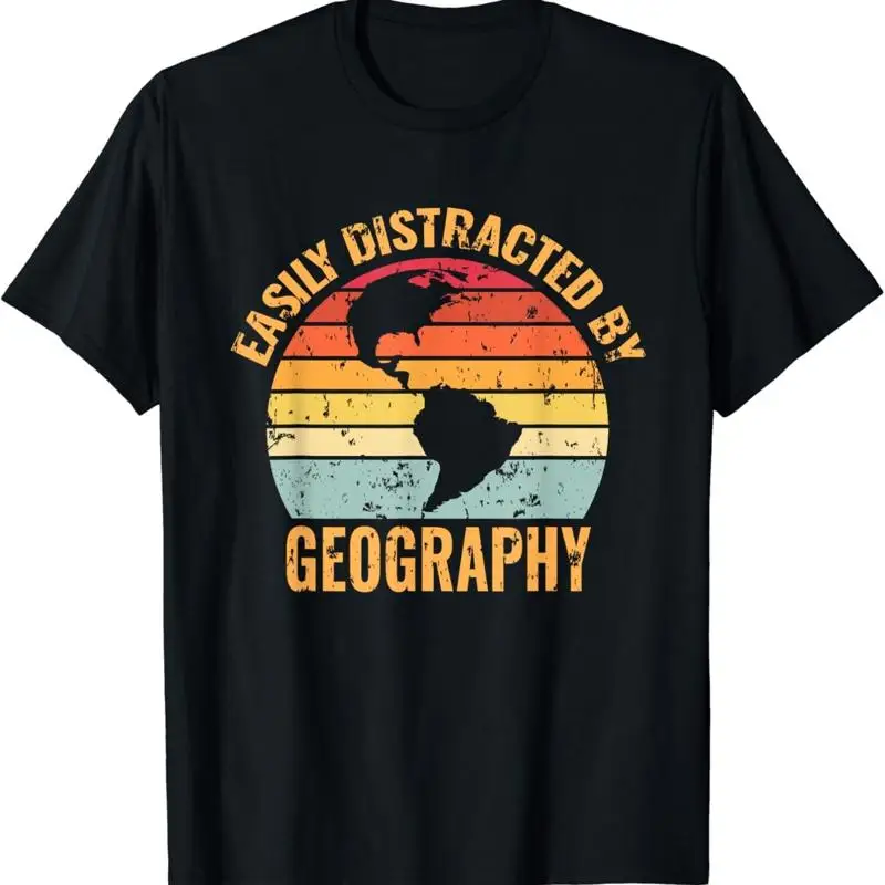 geography teacher vintage geographer T Shirt