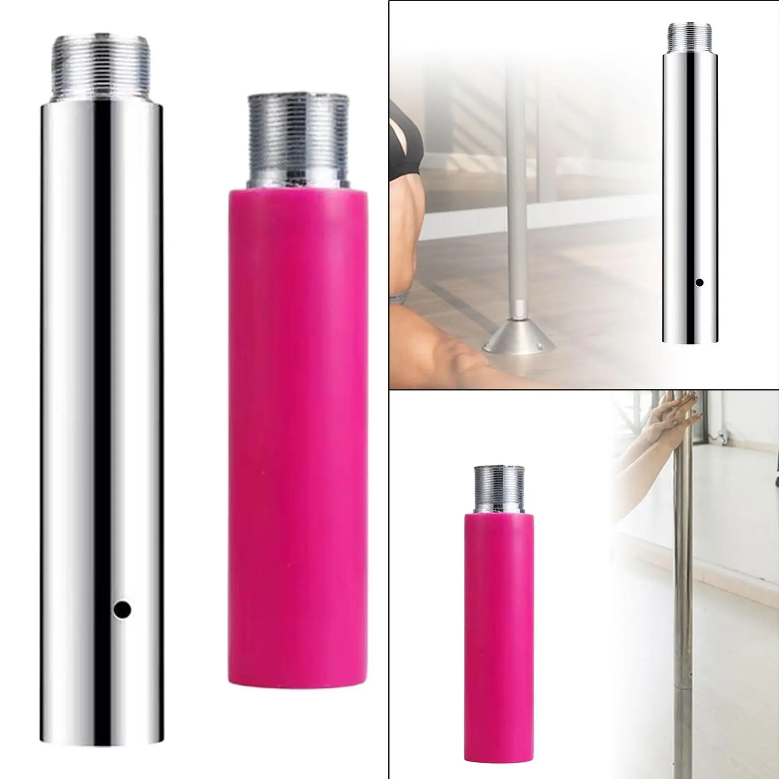Dancing Pole Extension Easy to Install Accessories for 45mm Dance Pole for Show Stage Performance Gym Dance Studio Clubs