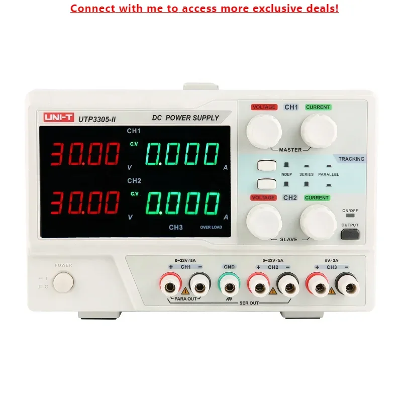 

Unit-T UTP3305-II 335W High Resolution DC Power Supply Linear Power Supply