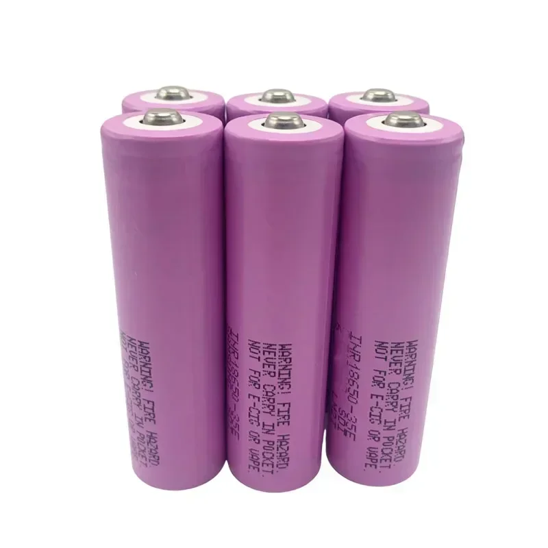 SUYIJIA 2024New 100% Original INR18650 35E 3.7V 3500mAh 20A Discharge INR18650 35E 18650 Li-ion Battery 3.7v Rechargable Battery