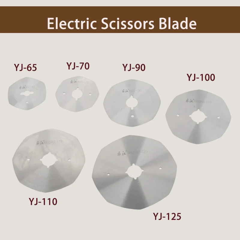 Original Blade Lejiang 70 110 125 Circular Knife Yj-65 Yj-70 High Speed Steel Octagonal Blade Electric Clippers Cutting Machine