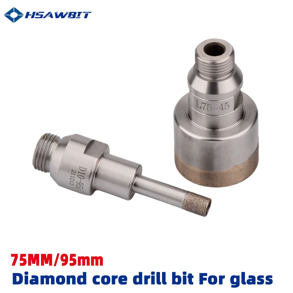 One-piece Diameter 5mm~50mm,Sintered Diamond core drill bit,Belgium thread Mount-YG 1/2\'\'.Glass drilling machine