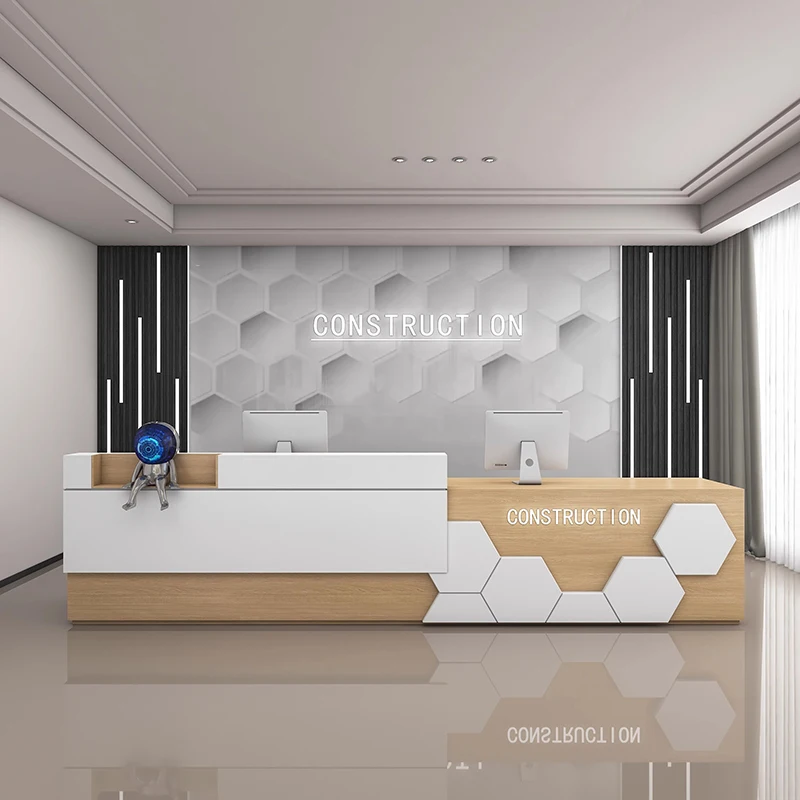 

Wood Modern Reception Desks Cheap Design Storage Classic Drawer Reception Desks White Modern Empfangs Tresen Office Furniture