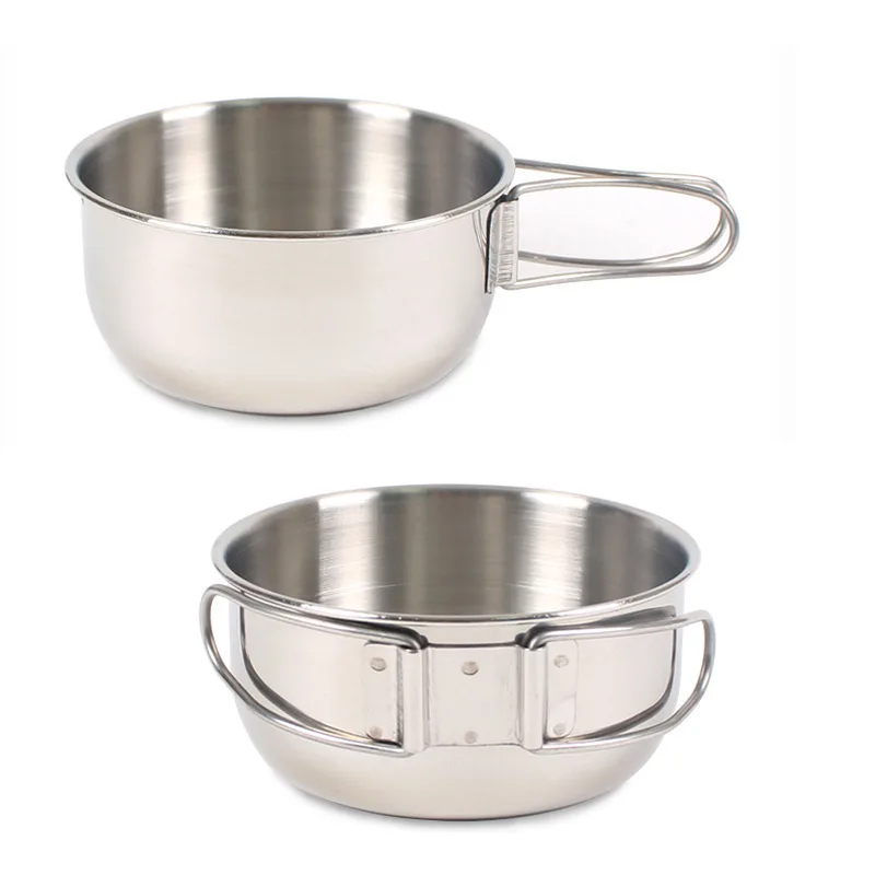 Amping Titanium Tableware Set Cookware Tourism Cauldron Outdoor Cooking Pot Picnic Kitchen Hiking Trekking Equipment