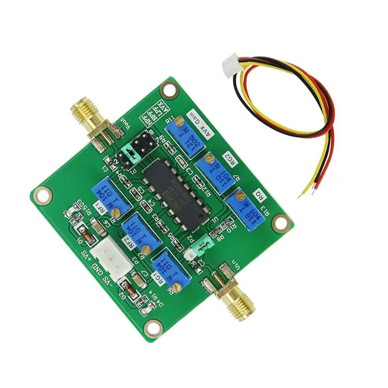 B52C Frequency Gain Q Value Adjustable UAF42 Active Filter High Pass Low Pass Band Pass Filter General Filtering Board