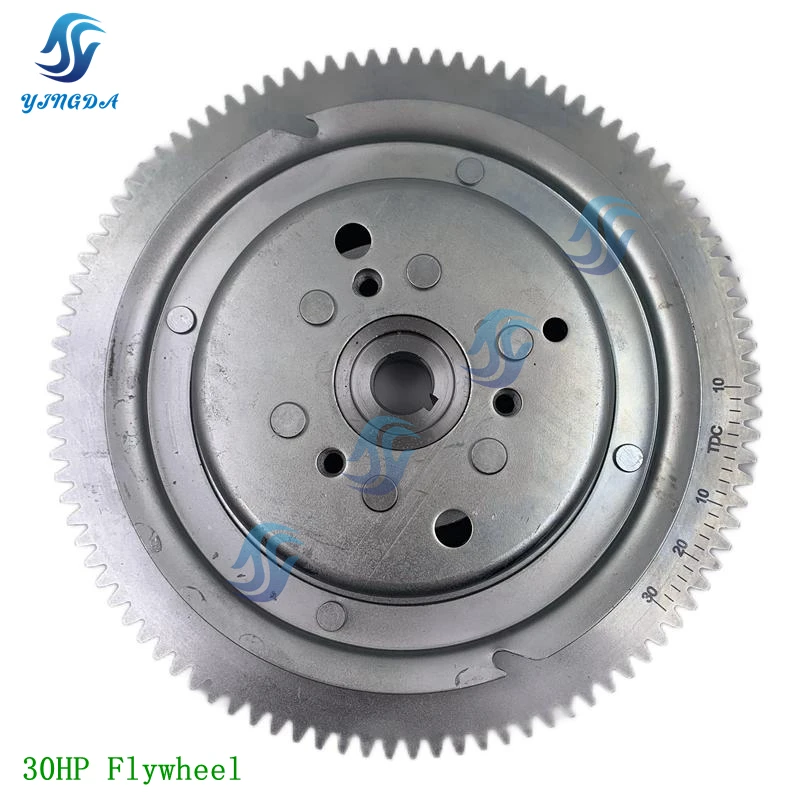 Electrical Rotor Flywheel Replaces For Yamaha Outboard Motor 15HP 30HP F20 40HP 60HP 85HP  61T-85550-10