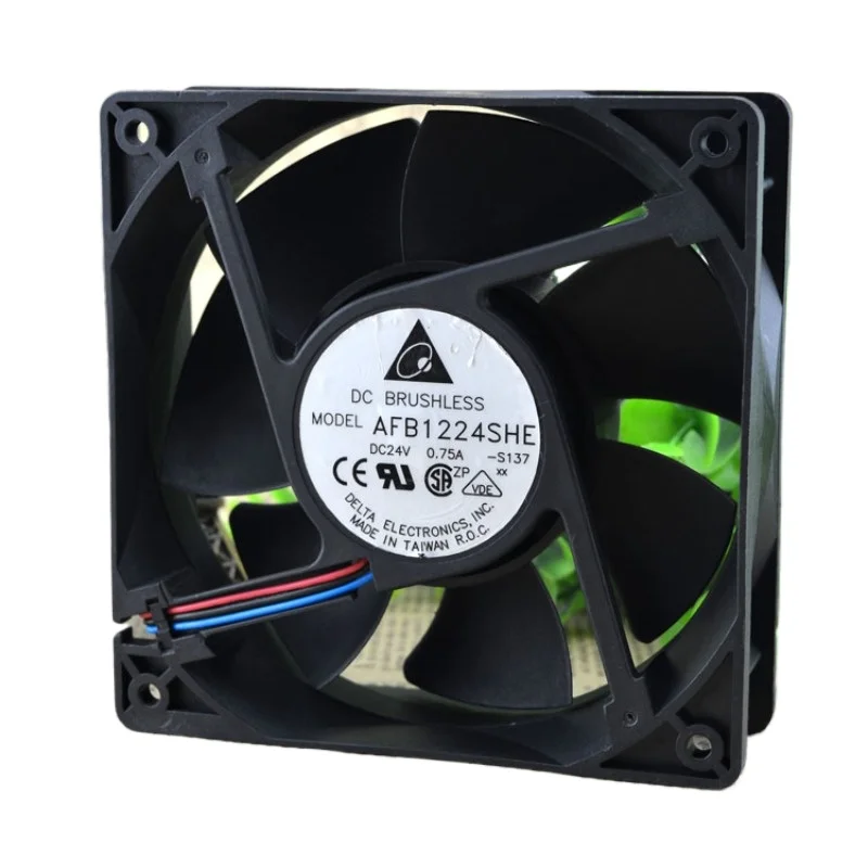 

AFB1224SHE 12038 24V 0.75A 12CM Cooling Fan