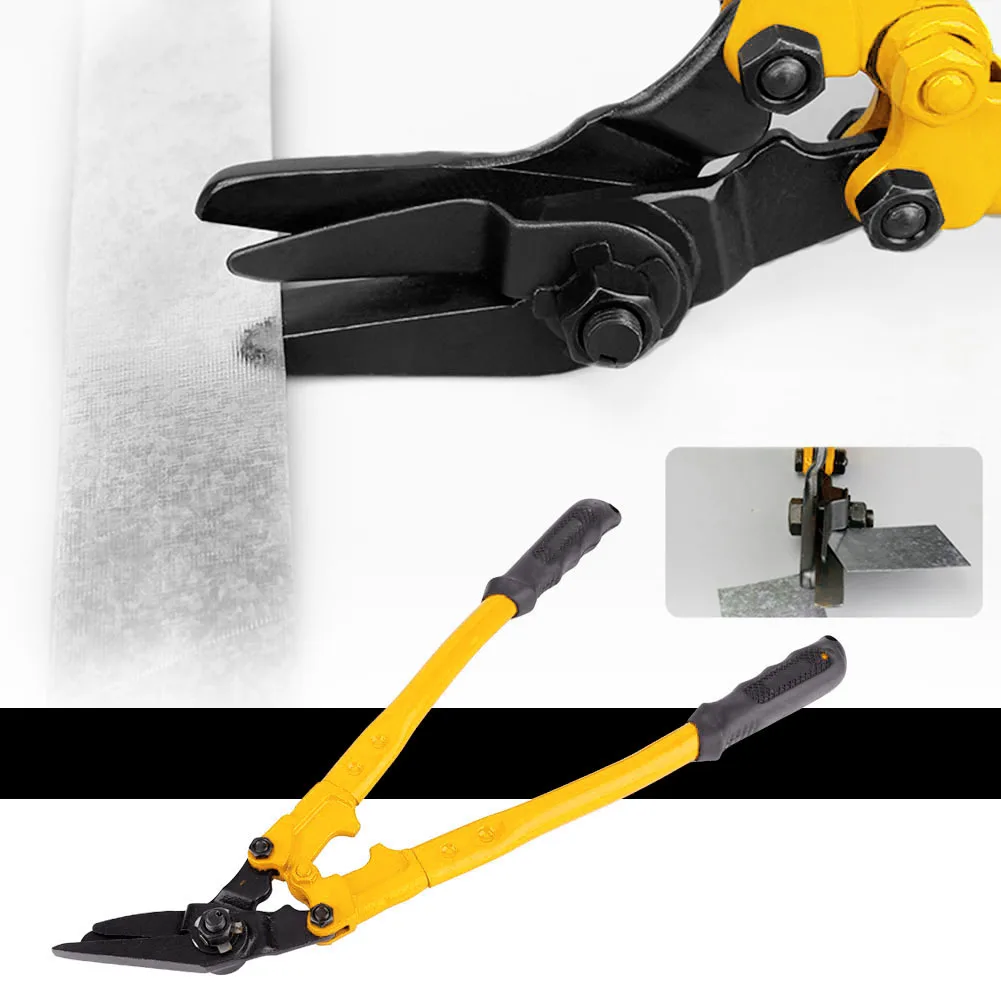 Steel Strapping Pliers #60 Chrome Steel 450mm/18inch Heavy Duty Steel Strapping Cutter for 32mm Width 1.2mm Thickness