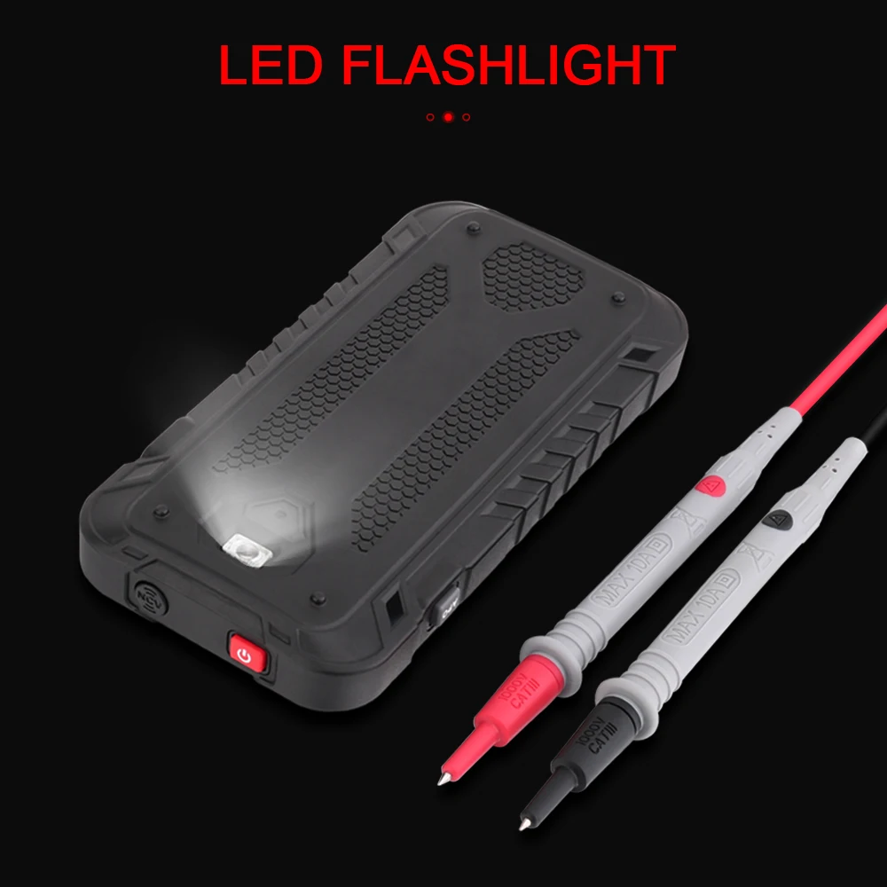 GVDA Multímetro Digital Inteligente Faixa Automática DMM Voltímetro True RMS DC AC Tensão Multimetro Multitester