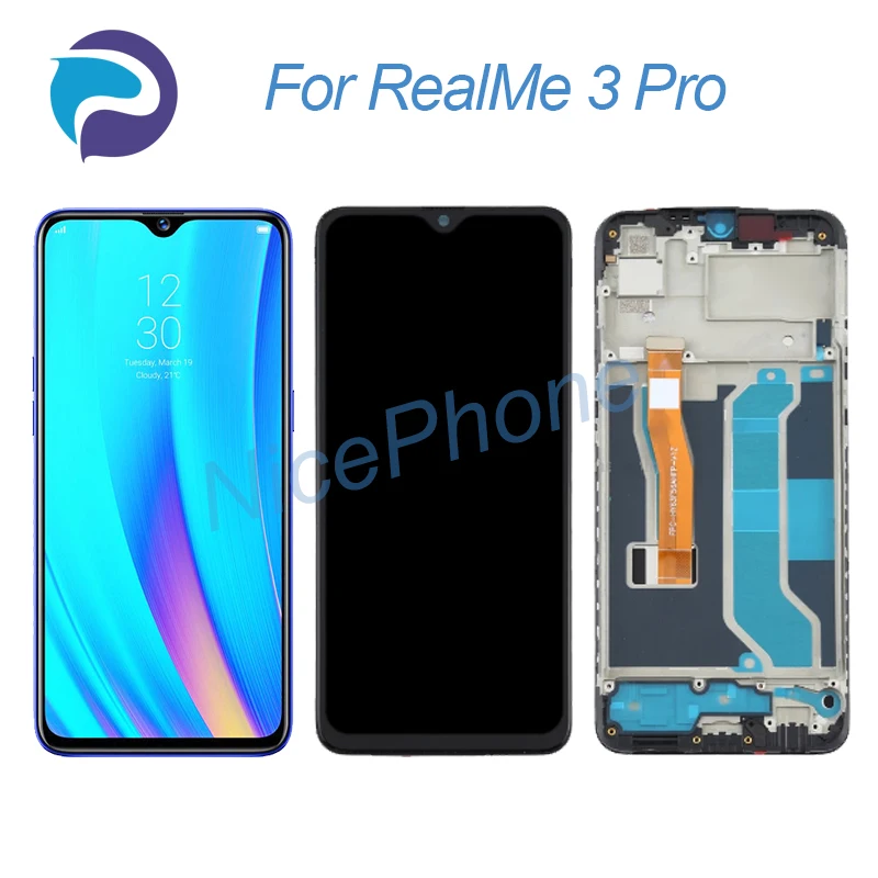 

for RealMe 3 Pro LCD Screen + Touch Digitizer Display 2340*1080 RMX1851 for RealMe 3 Pro LCD Screen Display