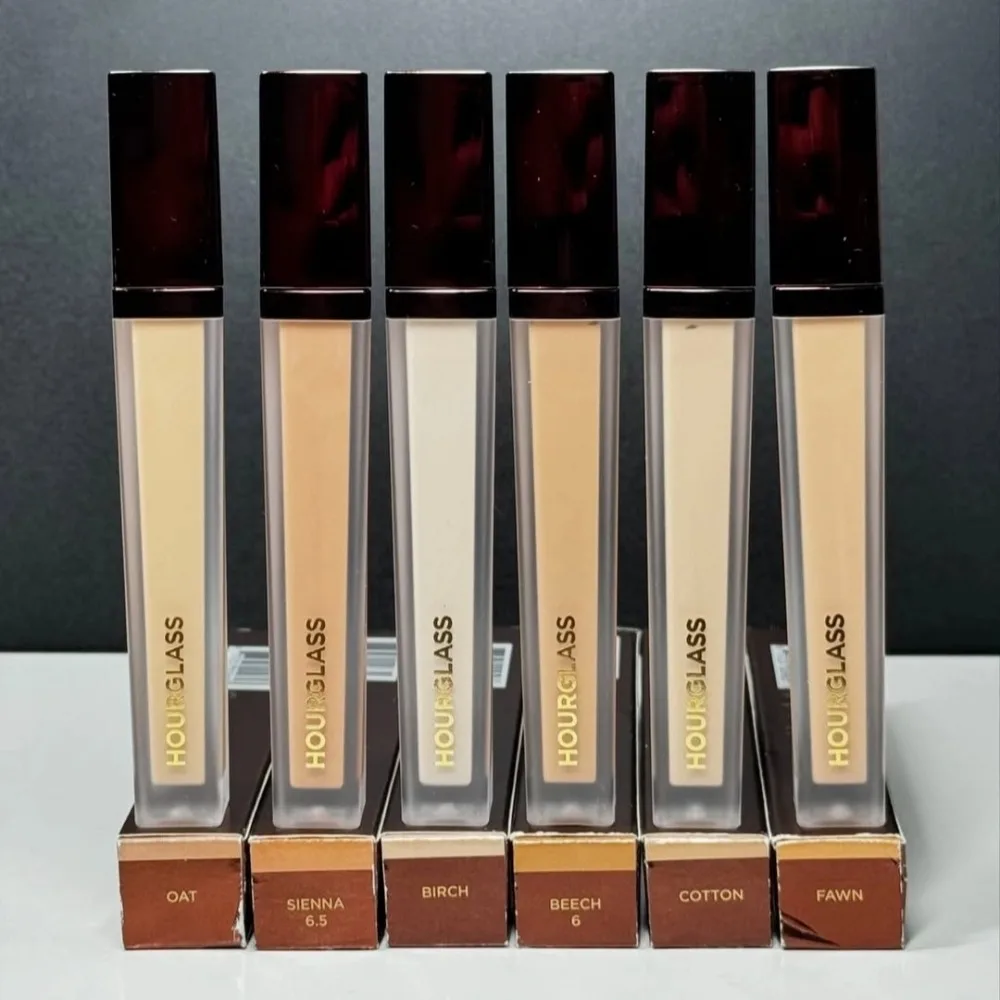 ブランドコンシーラー口紅セットアワーグラスコットンバーチシルク効率的な美白カバー傷跡コンシーラー光沢のあるマットリップブラム