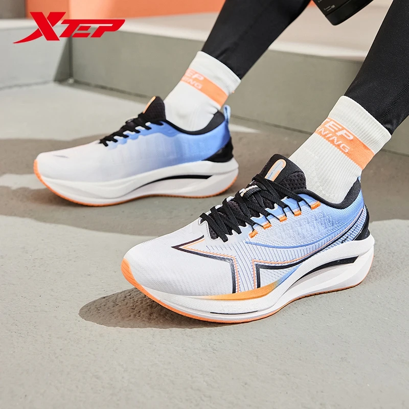 Xtep Tancheng MAX Winter Running Shoes For Men 2024 Winter Shock Absorption Sports Shoes Cushioning Soft Sneakers 976419110009