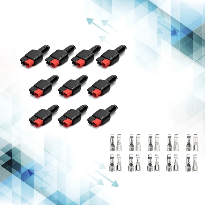 10Pairs 45A Battery Quick Coupling Plugs Powerpoles Connector Electrical Parts