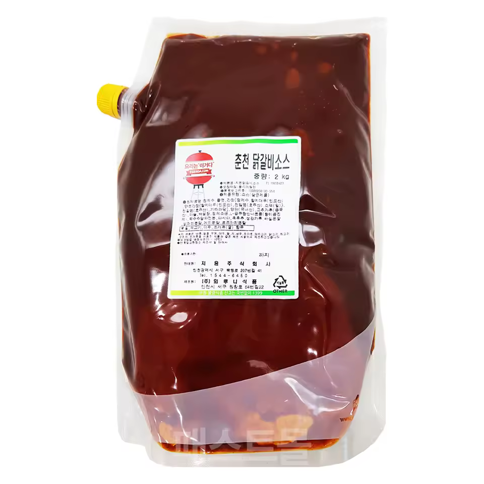 춘천 닭갈비소스 2kg 패키지 이미지