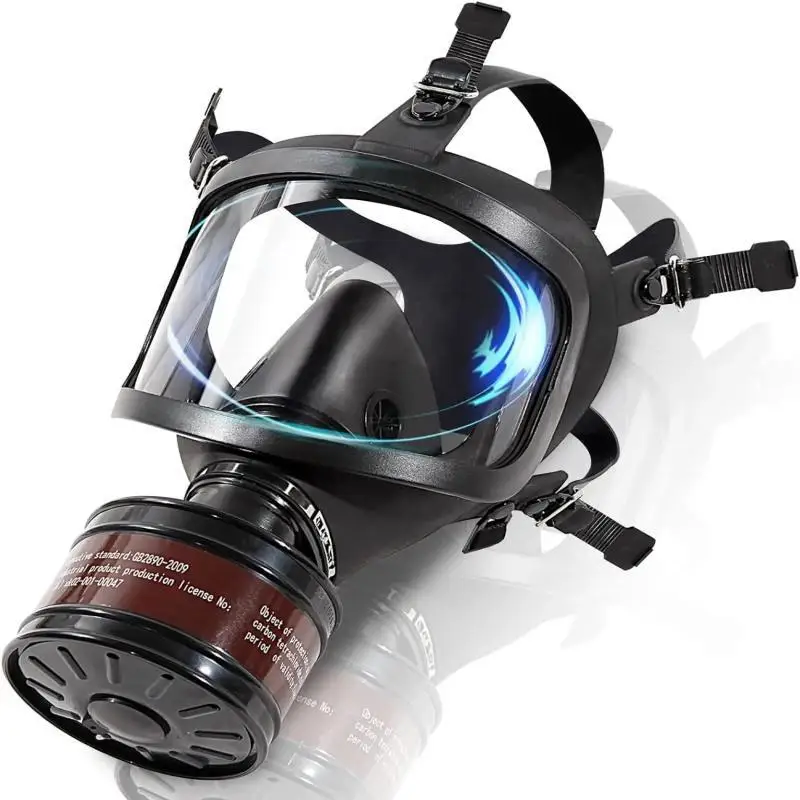 New MF14/87 Respirator, Full Face Gas Mask with Activated Carbon Filter for Vapour, Chemical, Nuclear Contamination Protection