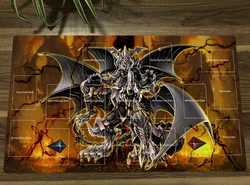 YuGiOh Grapha, Dragon Overlord of Dark World TCG CCG Mat Trading Card Game Mat Table Playmat Desk Gaming Play Mat Mouse Pad