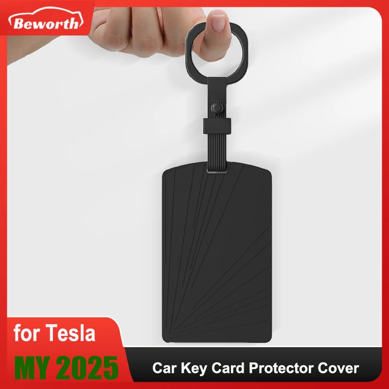 

Для Tesla Model Y Juniper 2025 2026 Launch Plaid Автомобильный ключ-карта Защитная крышка Силиконовый чехол для ключей Автомобильные аксессуары