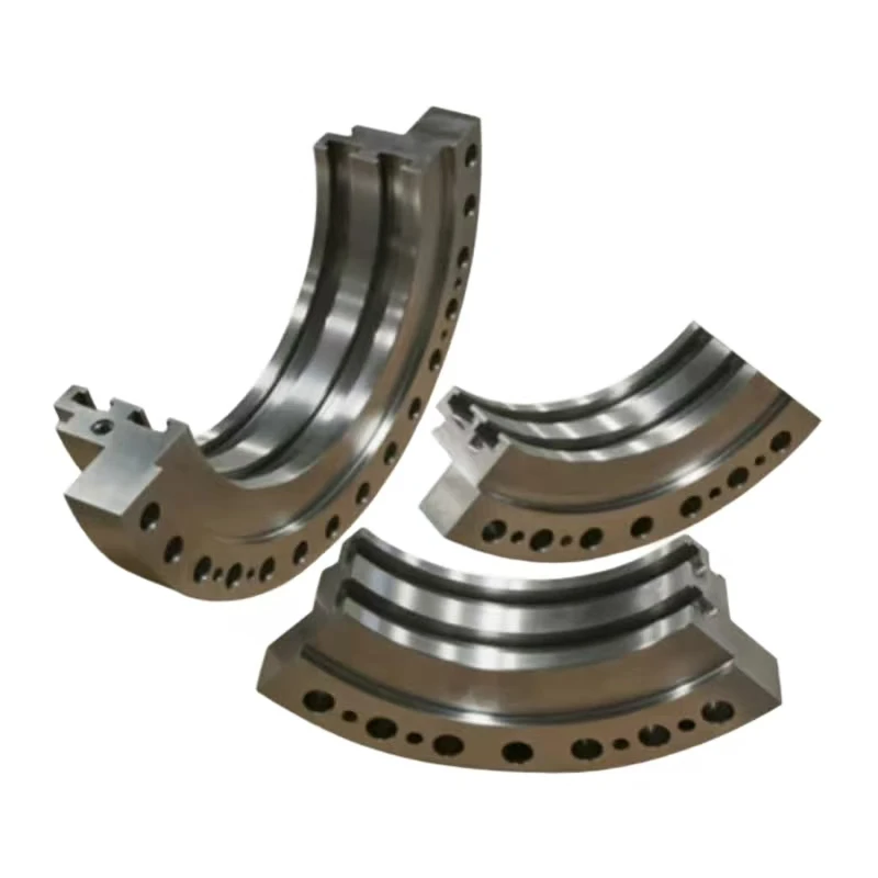 Custom 5 Axis Cnc Milling Turning Parts Carbon steel multi-slot impeller mechanical components