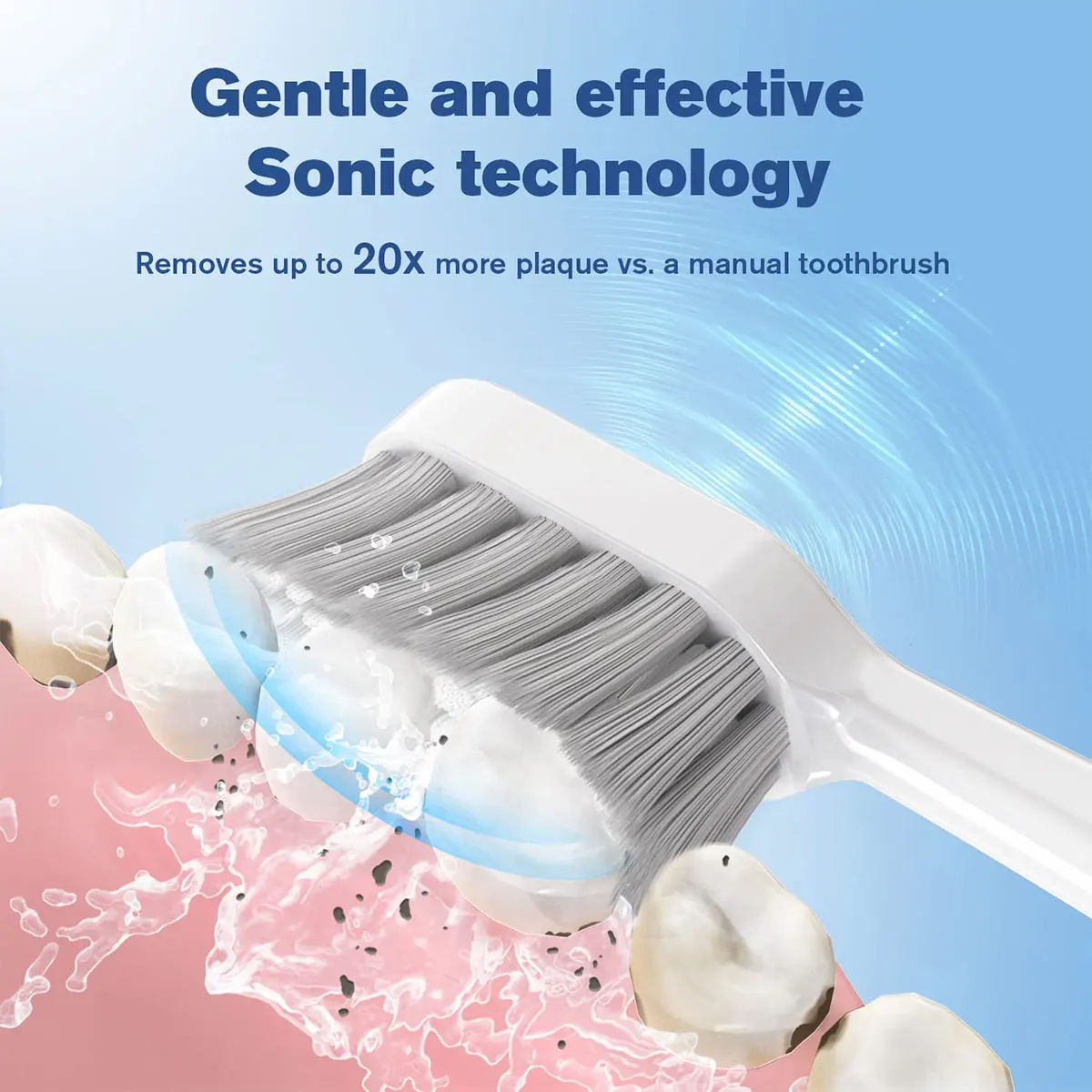 IPX5 Waterproof Oral Cleaning Sonic Electric Tooth Brushes for Adults Children Ultrasonic Automatic Clean Electric Toothbrush