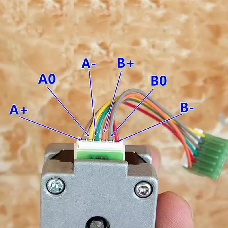 NEMA14 35MM Mini Stepper Motor 1.8 Degree 2-Phase 4-Wire Stepping Motor Dual Ball Bearing 5MM Long Screw Shaft DIY 3D Printer