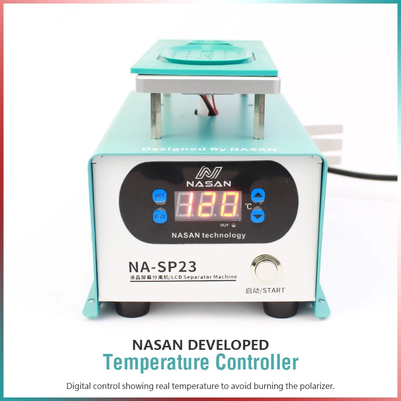 Nasan SP23 LCD Screen Separator with Pad for Mobile Phone Watch Super Suction Screen Repair Separation Machine Phone Repair Tool