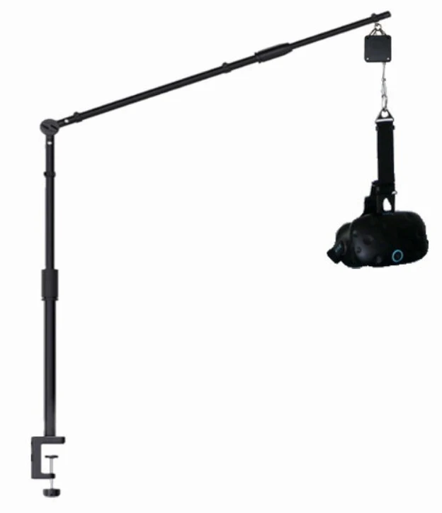 

Lightweight Telescopic VR Headset Hanger Desk Clamp Zero Gravity Weight Reduction Mount