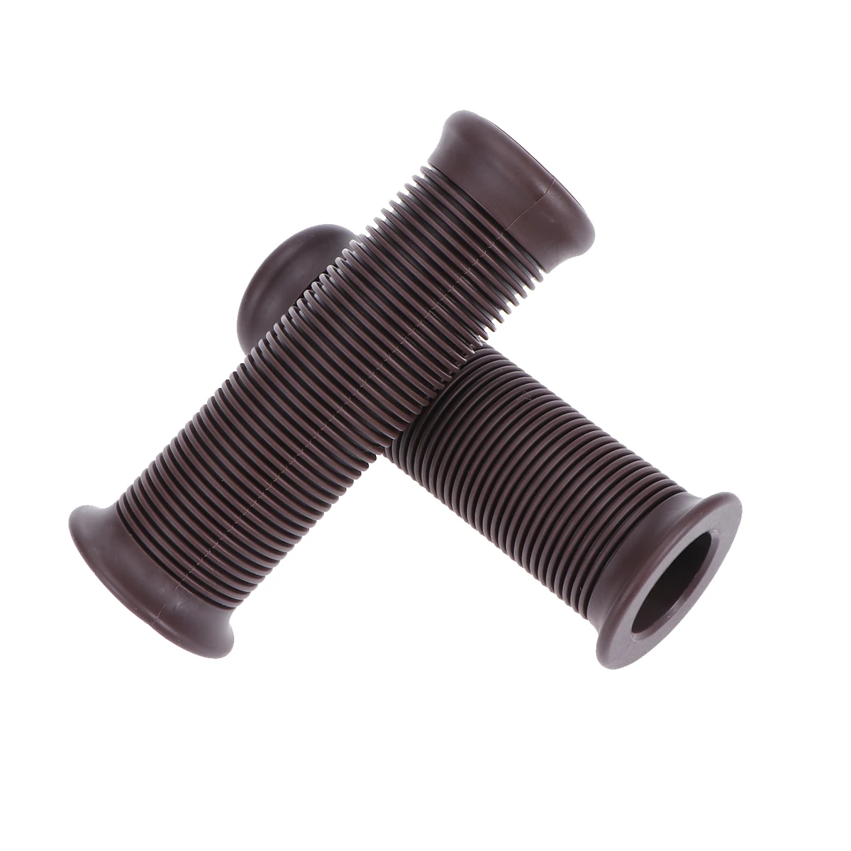 

1 Pair Vintage Handlebar Grips Rubber Non-Slip Thread Surface Bike Handlebar Covers Shock Absorbing Ergonomic Universal 25/28Mm